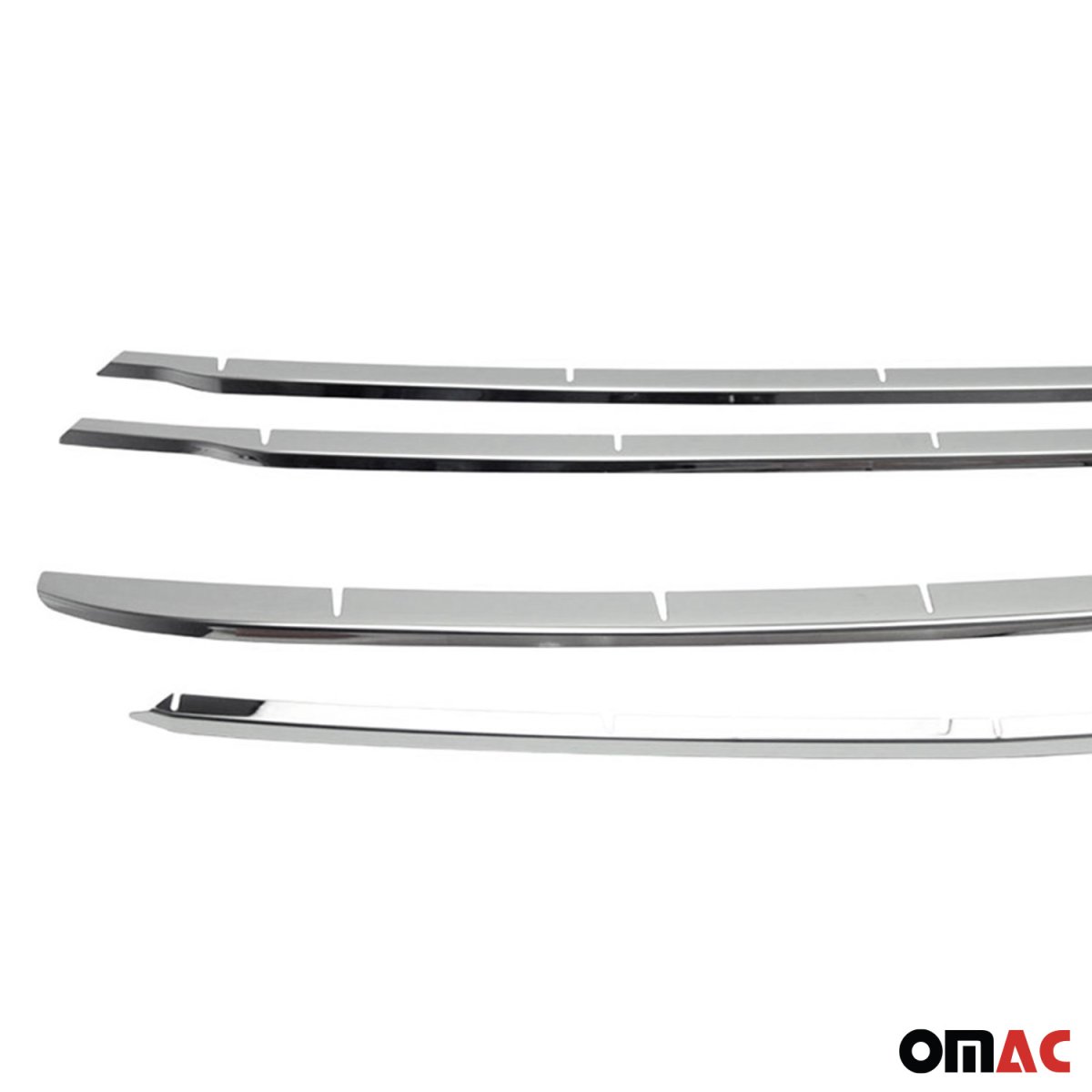 Ford Transit Connect Front Bumper Trim - Omac - S.Steel - Gloss Silver - '14-'19